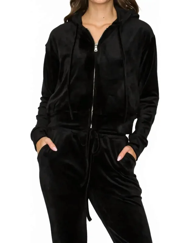 Classic Velour Zip Hoodie