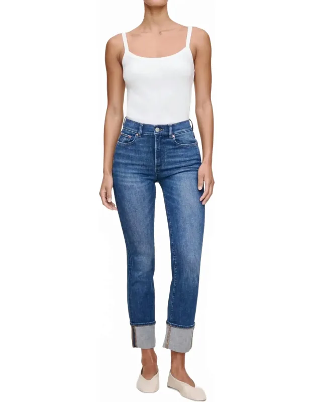 Mara Straight Ankle Straight Leg Jeans