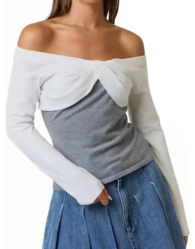 Twisted Front Sweater