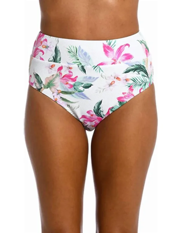 Mystic Palms High Waist Swim Bottom