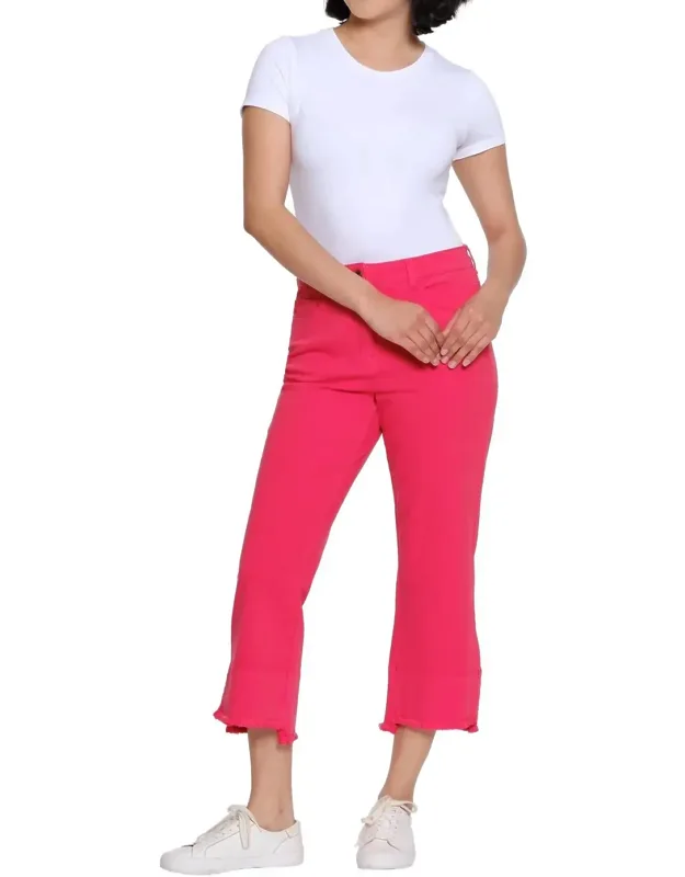 Cropped Denim Pants
