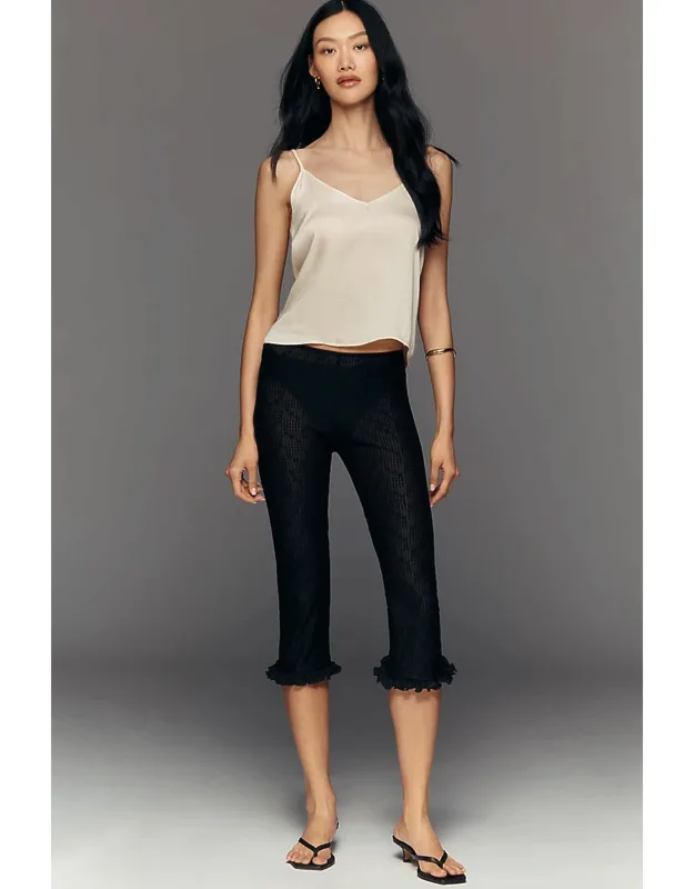 Ruffle Capris