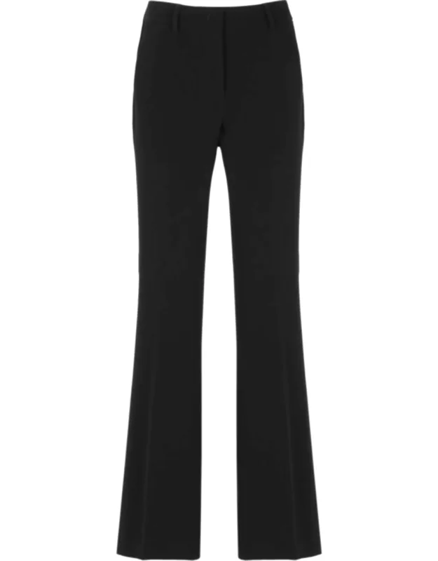 Flared Leg Minimalist Tailored Formal Pants
