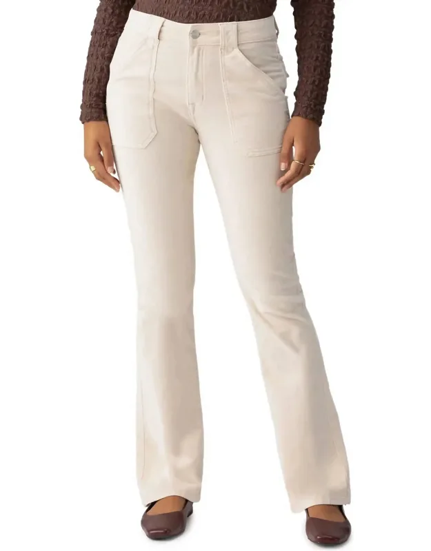 Corduroy Bootcut Pants