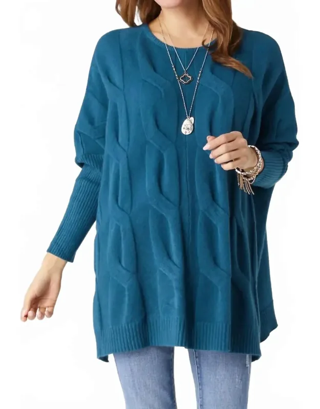Heavenly-luxe Relaxed Cable Knit Sweater