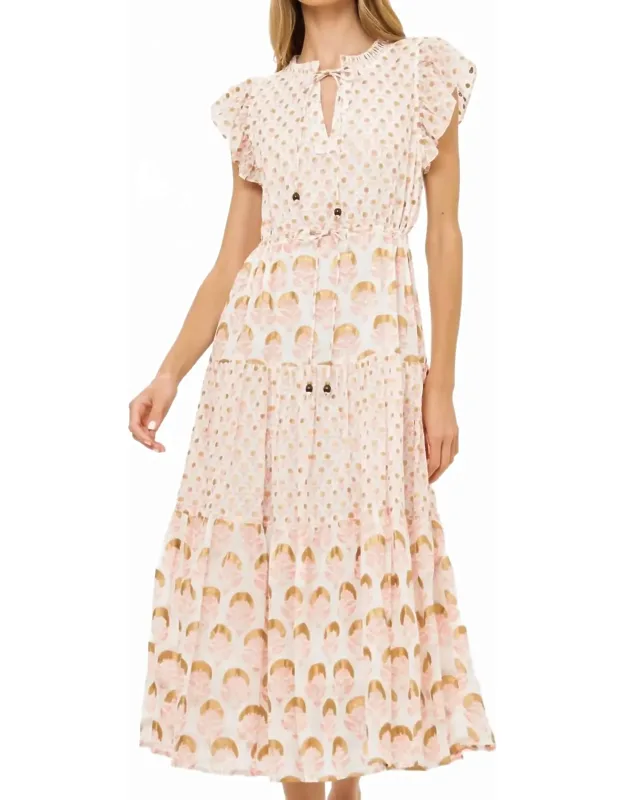 Cinched Flirty Midi Dress