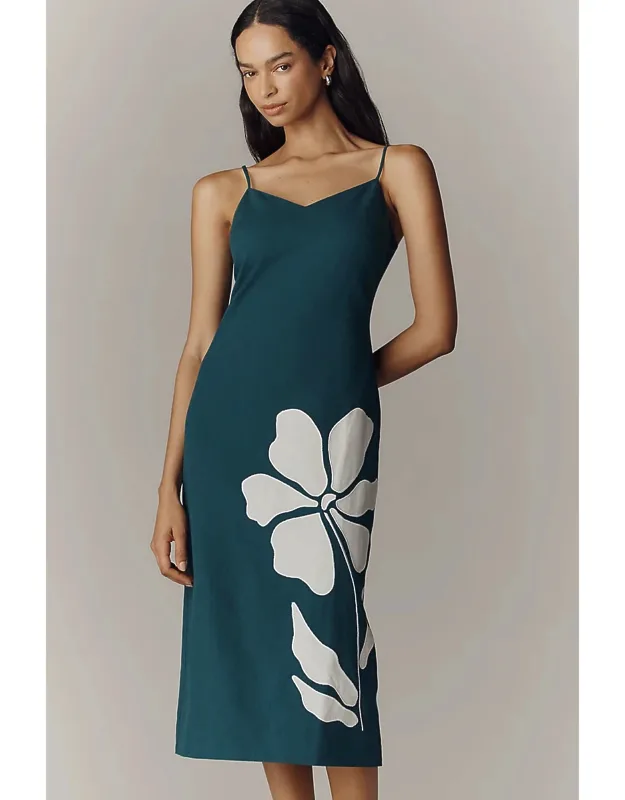 Linen Midi Dress