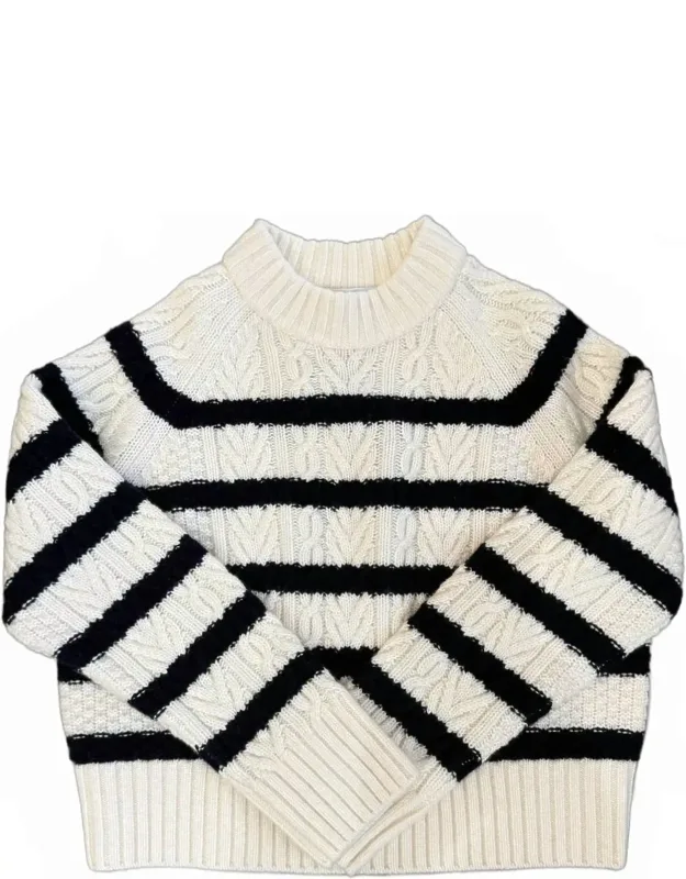 Cameron Stripe Crew Sweater
