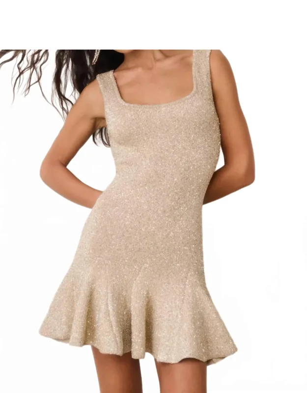 Sequin Stretch Mini Dress