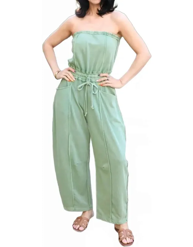 Barrel Leg Jumpsuit