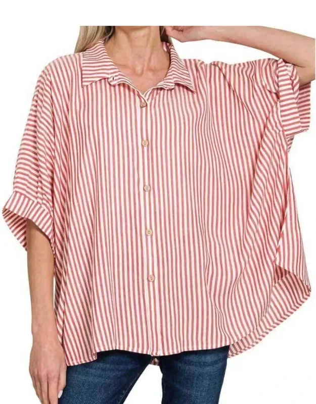 Sutton Stripe Button Down Shirt