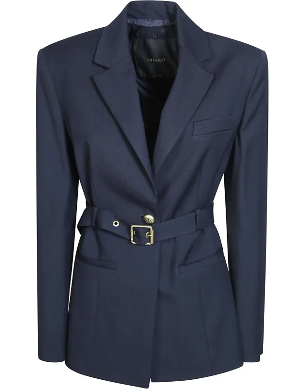 Belted Tailored Blazer