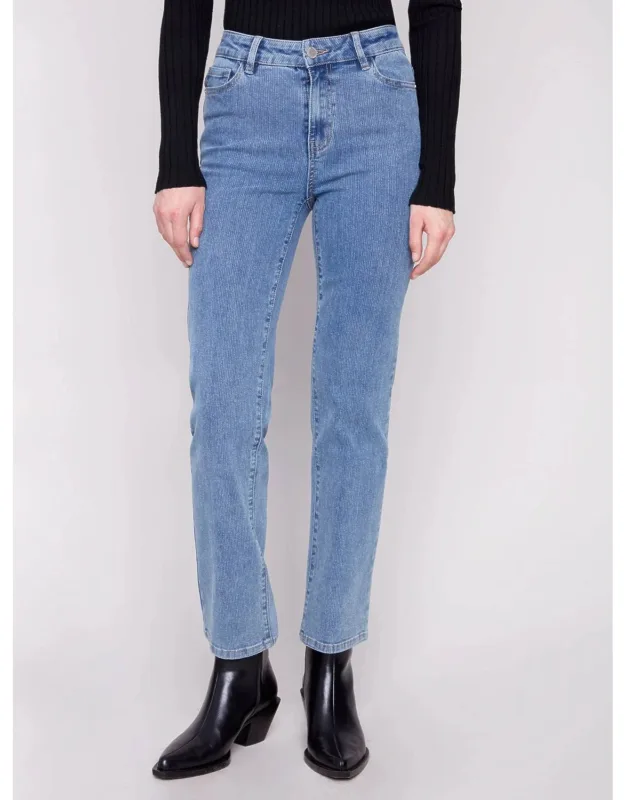 Corduroy Straight Leg Jeans