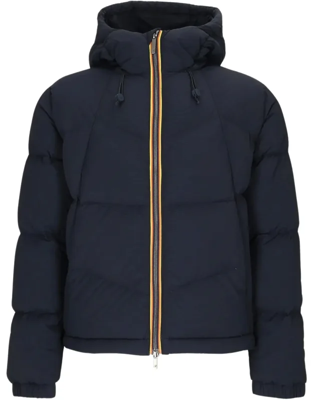 Quilted Down Hooded Jacket