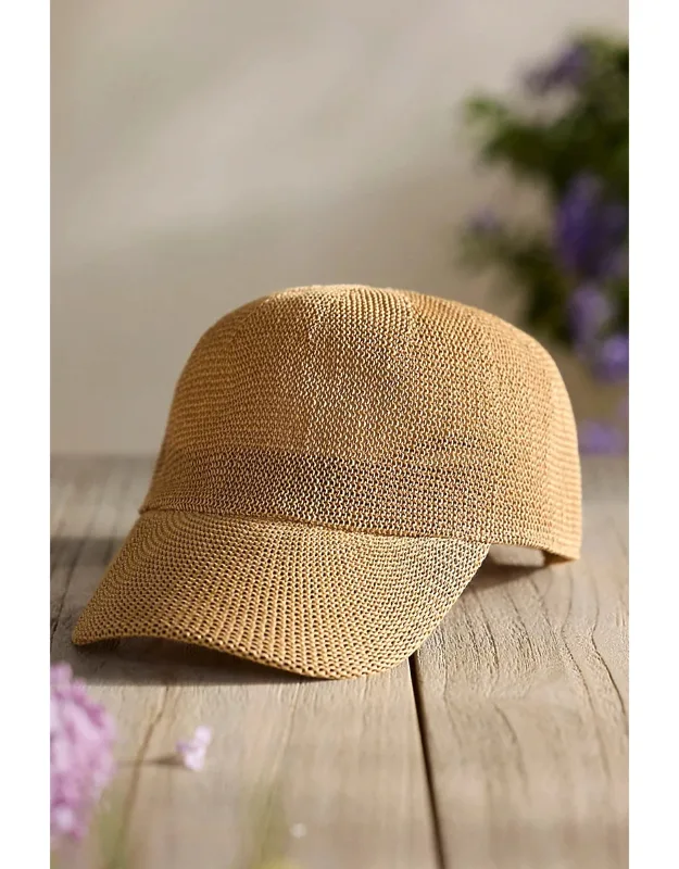 Raffia Baseball Cap