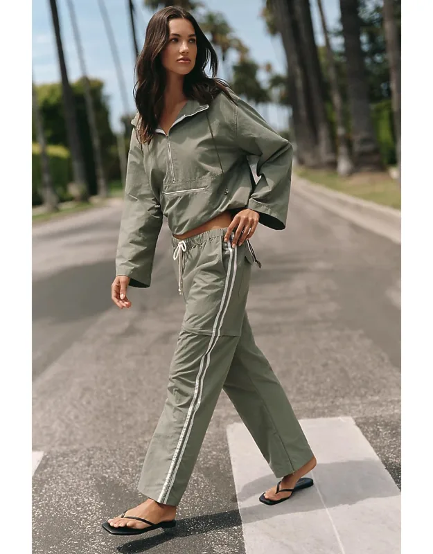 Nylon Zip Pants