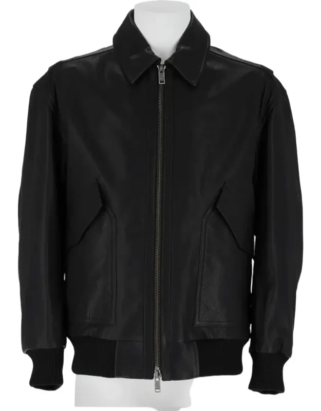 Sleek Goat Leather Jacket