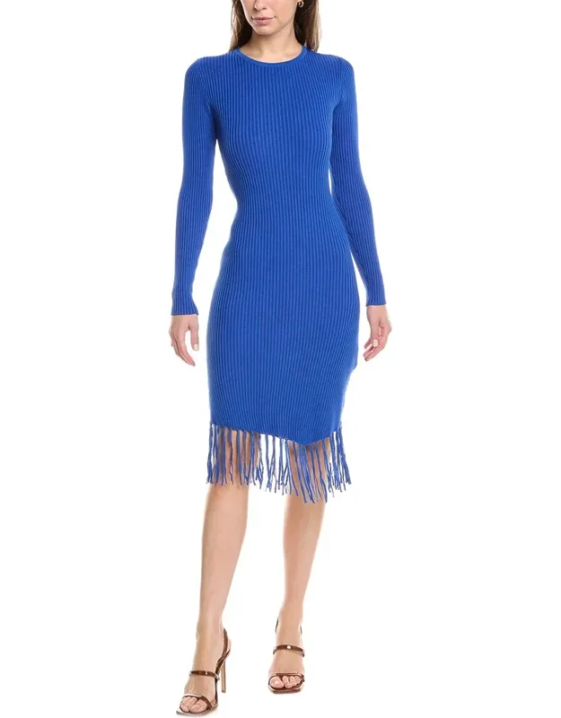 Fringe Sweaterdress
