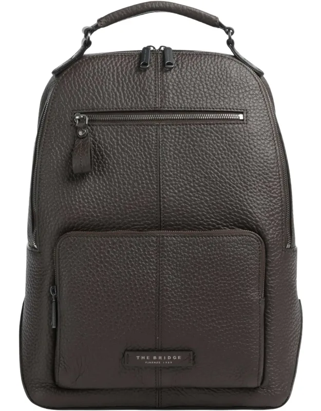Grained Calf Leather Backpack