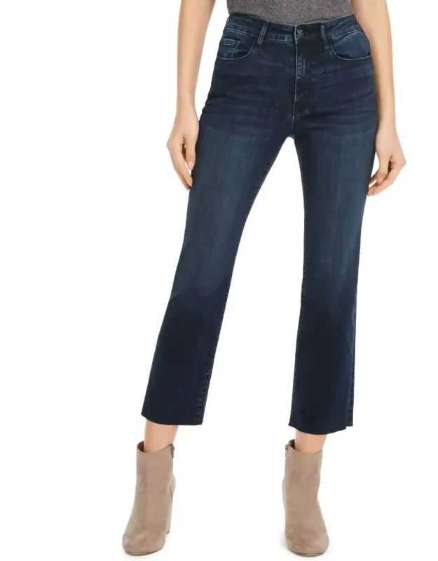 Cropped Mid Rise Jeans
