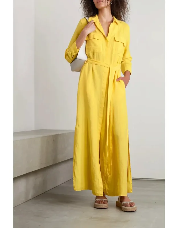 Linen Shirt Dress