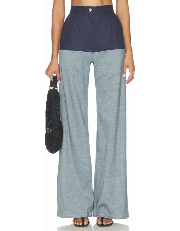 High-waist Combo Jeans