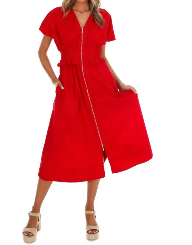 Catch The Breeze Midi Dress