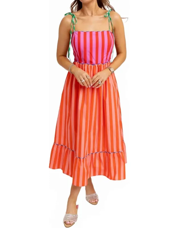 Sunkissed Stripe Maxi Dress