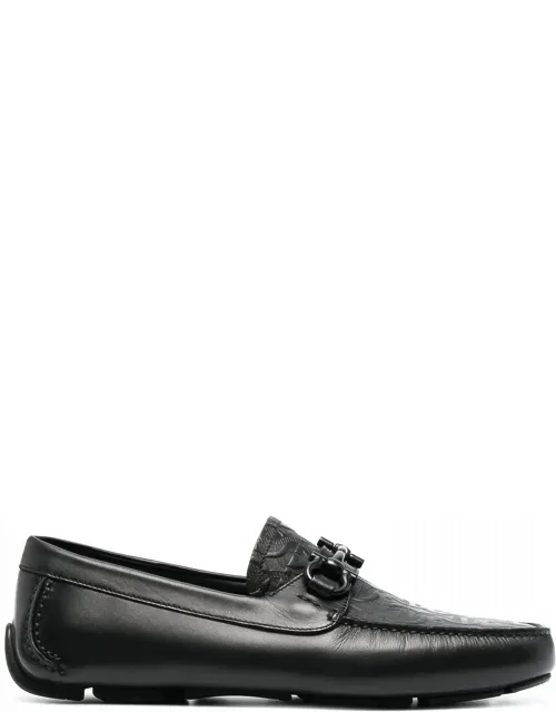_loafers Gancini-logo With Luxurious Leather And Classic Round Toe_