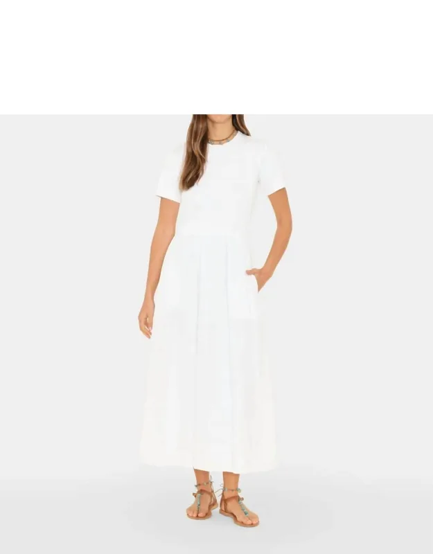 Short Sleeve Midi Dress