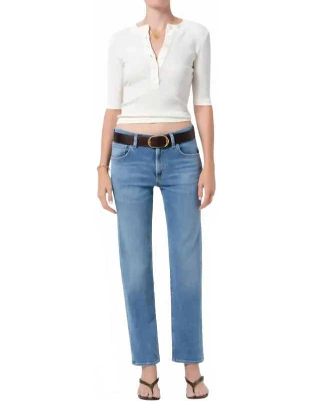 Anissa Low-rise Straight Jeans