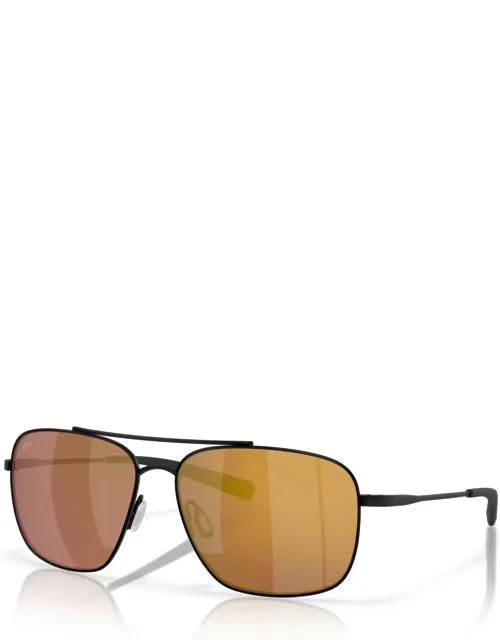 Canaveral Sunglasses 580g In Satin Black Gold Mirror