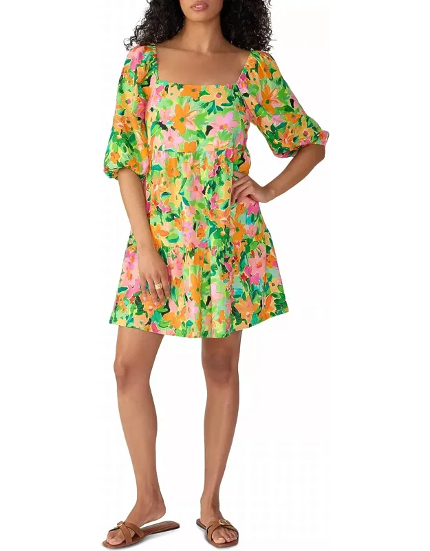 Weekender Printed Babydoll Dress