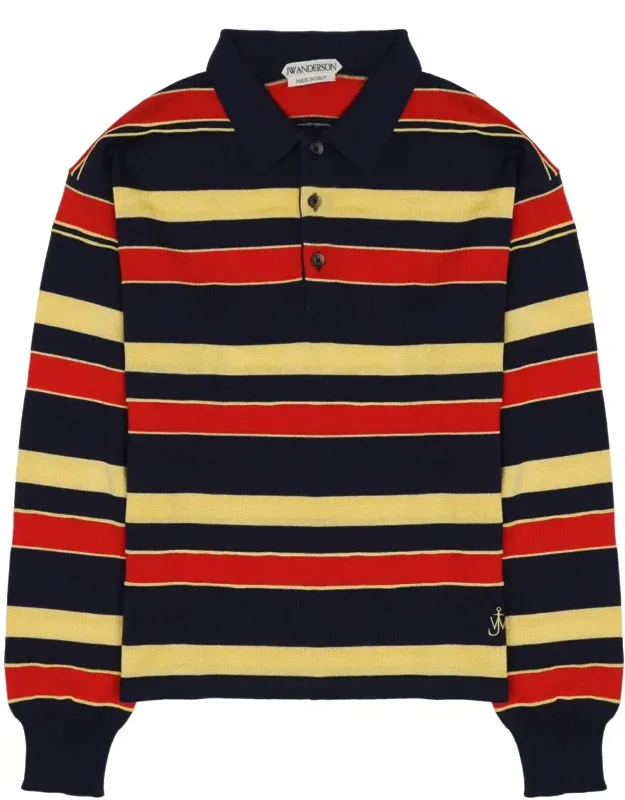 Rugby Striped Polo Shirt