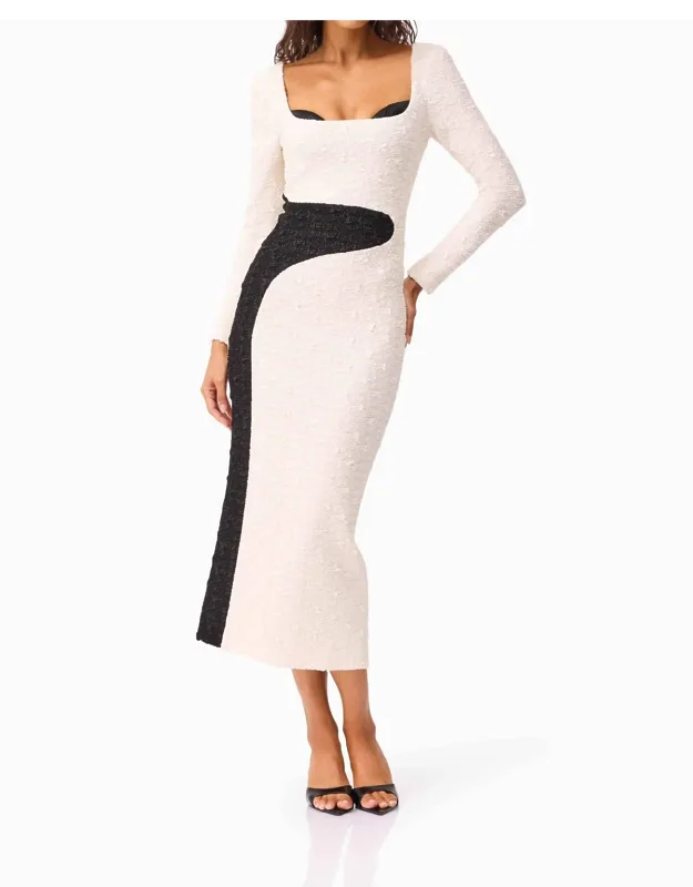 Paloma Long Sleeve Midi Dress