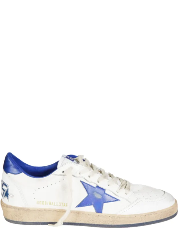 Distressed Leather Low-top Sneakers
