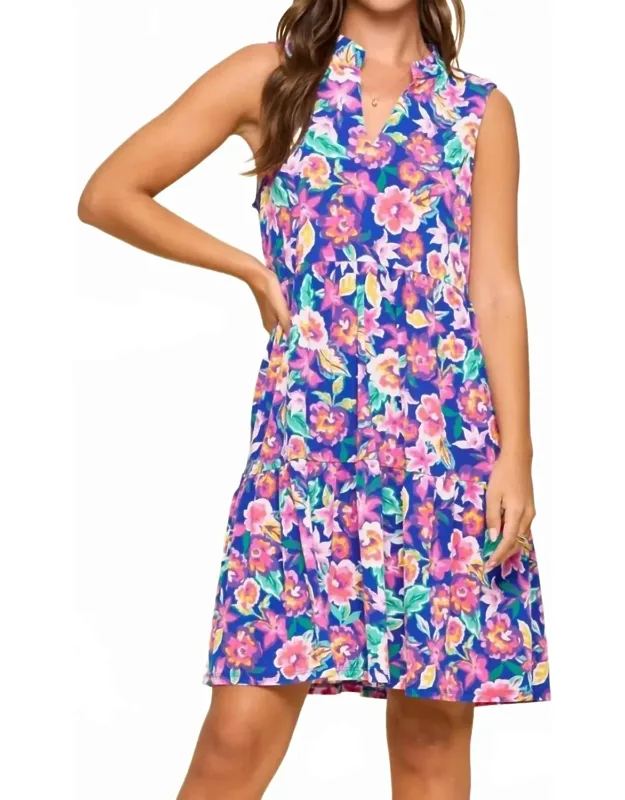 Tiered Mini Dress