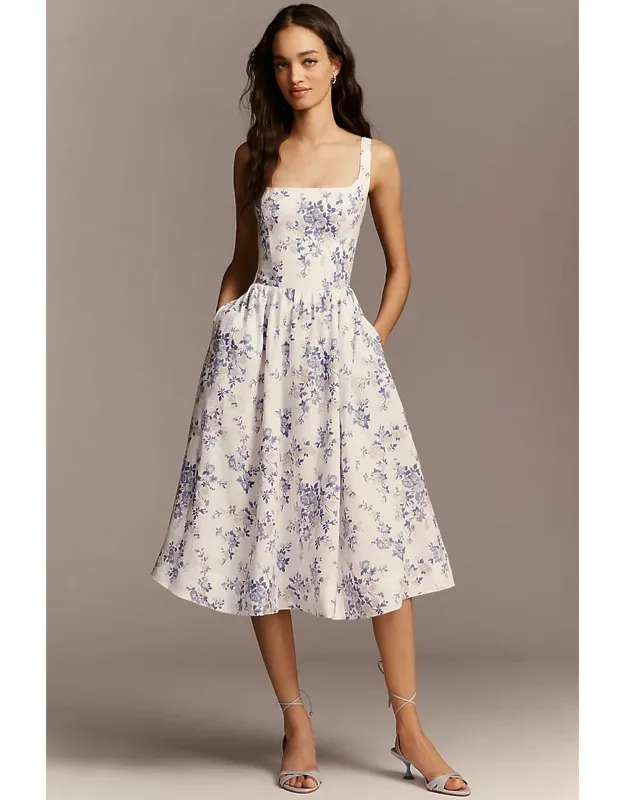 Linen Midi Dress