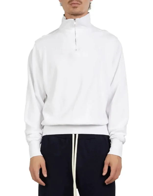 Pique Half Zip Pullover