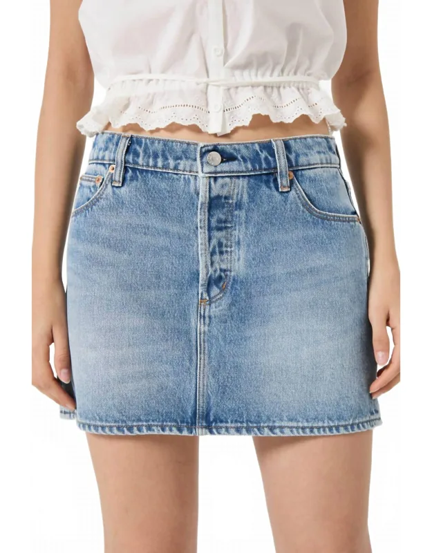 90s Relaxed Mini Skirt