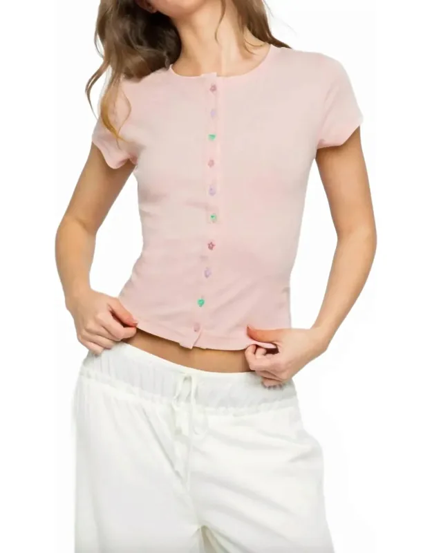 Funky Button Top