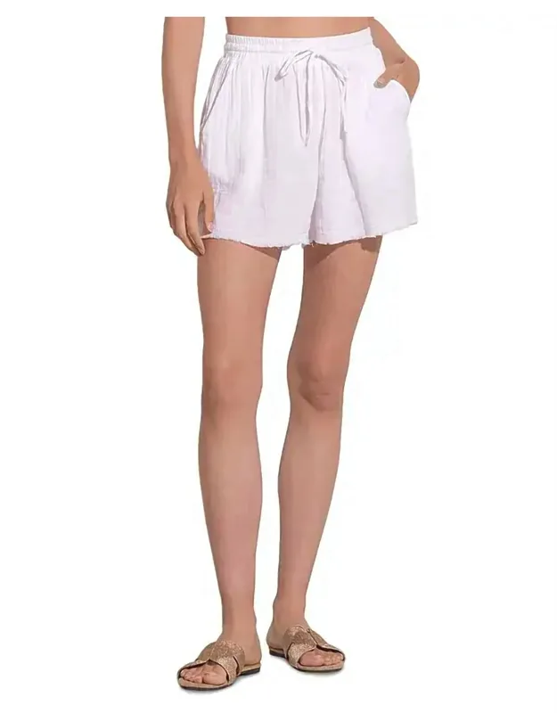 Drawstring Swim Cover-up Shorts