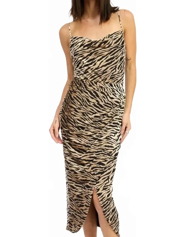 Velvet Zebra Dress