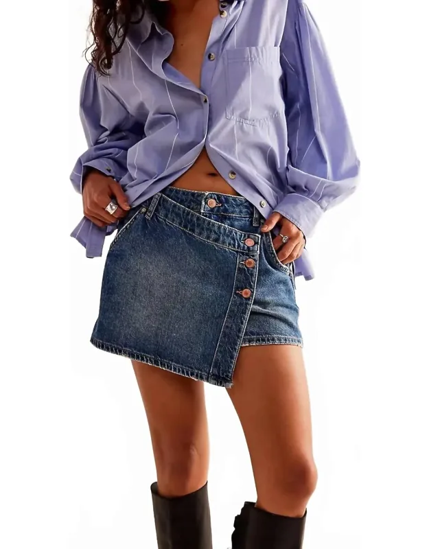 Wynne Denim Mini Skirt