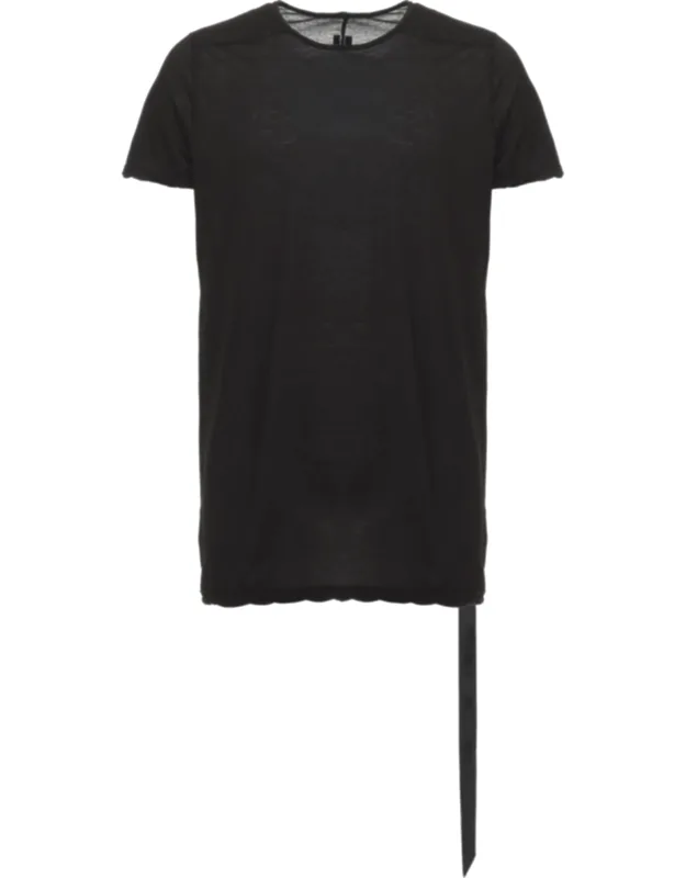 Asymmetrical Lace Detail Cotton T-shirt