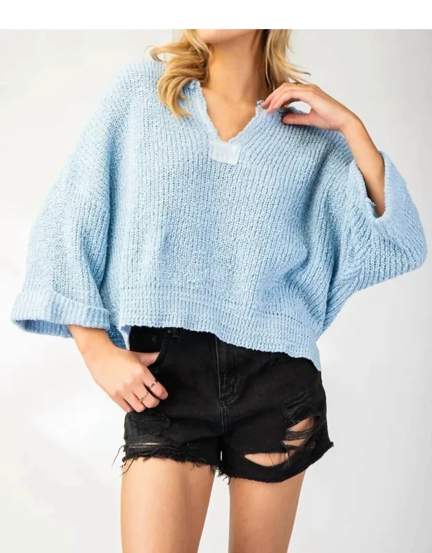 Textured V-neck Sweater