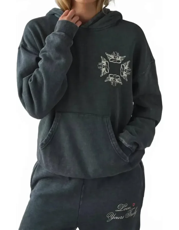 Yours Truly Holiday Racer Hoodie