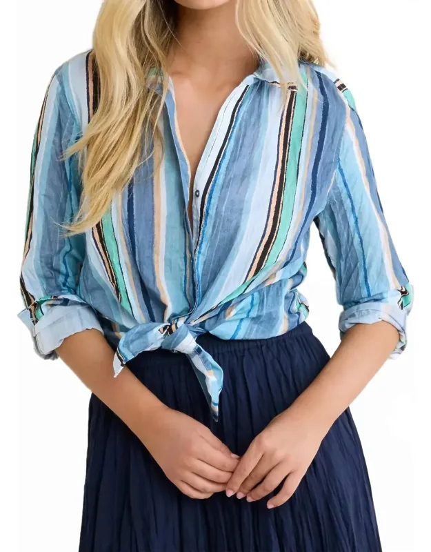 Stripe Core Cotton Shirt