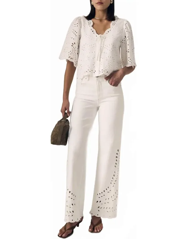 Eyelet Jeans