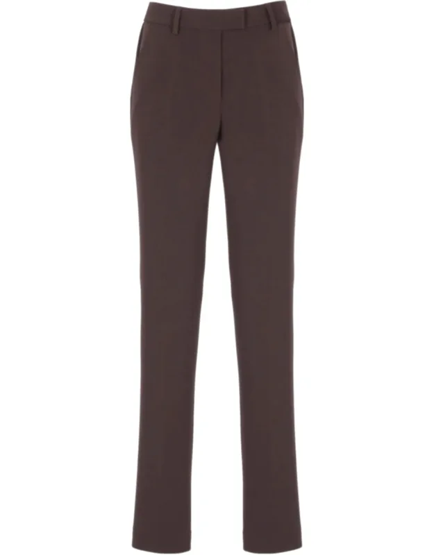 Smooth Front Tailored Straight-leg Formal Pants